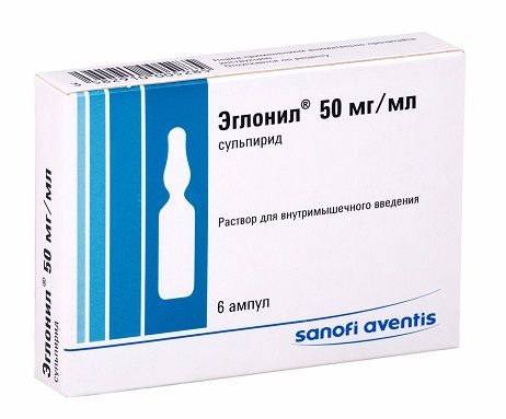 Эглонил 50мг/мл 2мл р-р д/ин.в/м. №6 амп. (Sanofi-winthrop industrie)