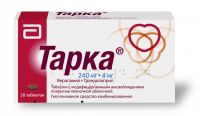 Тарка 4мг+240мг таб.модиф.высв. №28 (ABBVIE DEUTSHLAND GMBH & CO.KG)