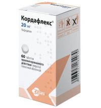 Кордафлекс 20мг таб.п/об. №60 (EGIS PHARMACEUTICALS PLC)