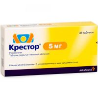 Крестор 5мг таб.п/об.пл. №28 (IPR PHARMACEUTICALS INC.)