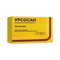 Урсосан 250мг капс. №10 (SANECA PHARMACEUTICALS A.S.)