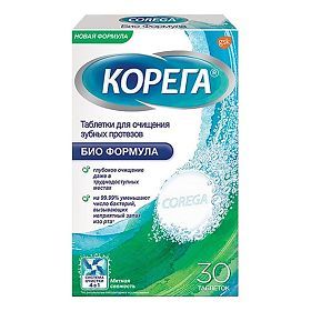 Корега био формула д/очищ. зубных протезов таб. №30