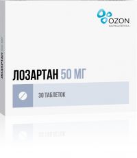 Лозартан 50мг таб.п/об.пл. №30 (ОЗОН ООО)