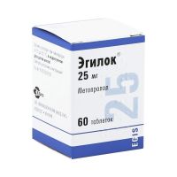 Эгилок 25мг таб. №60 (EGIS PHARMACEUTICALS PLC_2)