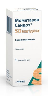 Мометазон 50мкг/доза 10г 60доз спрей наз. (LEK D.D.)