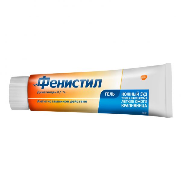 Фенистил 0,1% 100г гель д/пр.наружн. №1 туба (Novartis consumer health s.a.)