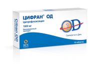 Цифран од 1000мг таб.п/об.пл.пролонг. №10 (RANBAXY LABORATORIE LIMITED)