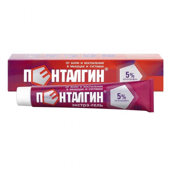 Пенталгин экстра-гель 5% 50г гель №1