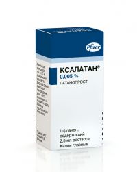 Ксалатан 0.005% 2.5мл капли глазн. №1 фл.-кап. (PFIZER INTERNATIONAL LLC)