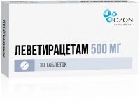 Леветирацетам 500мг таб.п/об.пл. №30 (ОЗОН ООО)