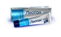 Лиотон 1000 50г гель д/пр.наружн. №1 туба (MENARINI A. PHARMACEUTICAL INDUSTRYS GROUP)