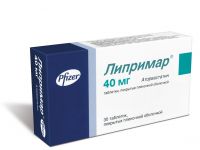 Липримар 40мг таб.п/об.пл. №30 (PFIZER PHARMACEUTICALS LLC)