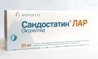 Сандостатин лар 20мг микросф. д/сусп.д/ин.в/м. №1 фл.  +раств.амп +шприц (NOVARTIS PHARMA AG/ SANDOZ GMBH)