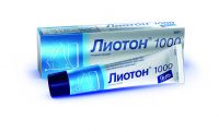 Лиотон 1000 100г гель д/пр.наружн. №1 туба (MENARINI LABORATORIOS S.A.)