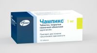 Чампикс 1мг таб.п/об.пл. №112 (PFIZER MFG. BELGIUM N.V.)