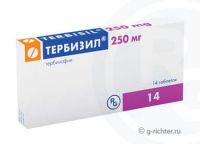 Тербизил 250мг таблетки  №14 (GEDEON RICHTER PLC.)