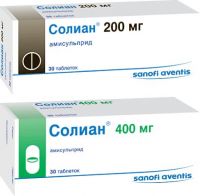 Солиан 400мг таб.п/об. №30 (SANOFI-WINTHROP INDUSTRIE)