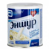 Эншур 400г смесь сух.д/энт.пит. №1 бан.  ваниль (ABBOTT LABORATORIES B.V.)