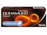 Динамико лонг 5мг таблетки покрытые плёночной оболочкой №14 (TEVA PHARMACEUTICAL INDUSTRIES LTD.)