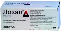 Лозап 50мг таб.п/об.пл. №90 (SANECA PHARMACEUTICALS A.S.)