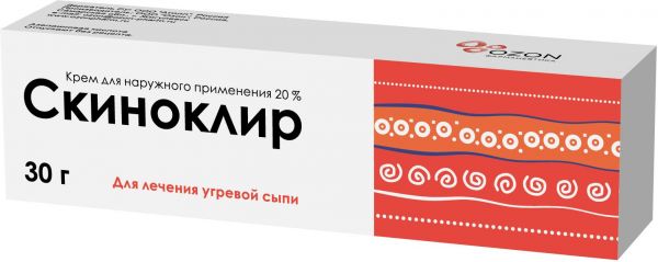 Скиноклир 20% 30г крем д/пр.наружн. (Озон ооо)