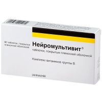 Нейромультивит таб.п/об.пл. №60 (G.L.PHARMA GMBH)