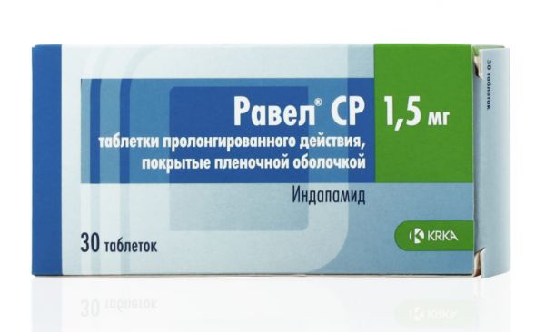 Равел ср 1.5мг таб.п/об.пл.пролонг. №30