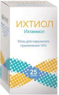 Ихтиоловая 10% 25г мазь д/пр.наружн. №1 уп. (УСОЛЬЕ-СИБИРСКИЙ ХФК АО)