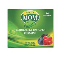 Доктор мом пастилки №20 ягоды (UNIQUE PHARMACEUTICAL LABORATORIES)