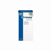 Клацид 250мг/ 5мл 49,5г гран.д/сусп.д/пр.внутр. №1 фл. (ABBVIE S.R.L.)