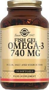 Солгар рыбный жир омега-3 740мг капс. №50 (SOLGAR VITAMIN AND HERB)