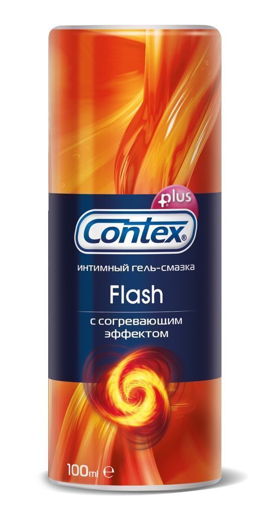 Гель смазка contex 100мл flash возбуждающ