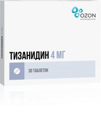 Тизанидин 4мг таб. №30 (ОЗОН ООО)