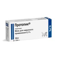 Протопик 0.1% 10г мазь д/пр.наружн. №1 туба (ASTELLAS PHARMA EUROPE B.V./ ОРТАТ ЗАО)