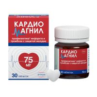 Кардиомагнил 75мг+15,2мг таб.п/об.пл. №30 (TAKEDA GMBH)