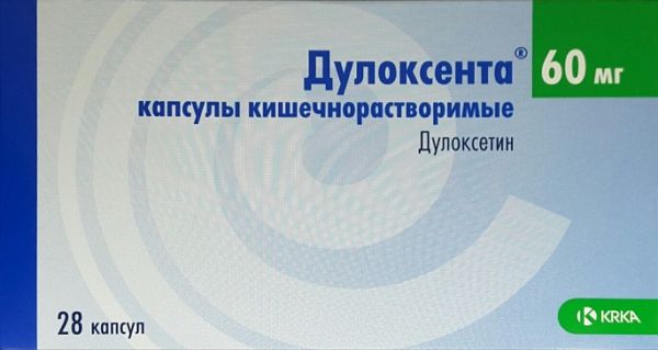 Дулоксента 60мг капс.киш/раств. №28