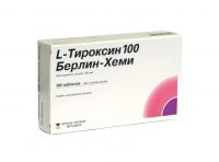 L-тироксин 100мкг таб. №100 (BERLIN-CHEMIE AG/ MENARINI GROUP AG)