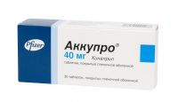 Аккупро 40мг таб.п/об. №30 (PFIZER INTERNATIONAL LLC)