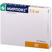 Мирлокс 7.5мг таб. №20 (UNICHEM LABORATORIES LTD.)