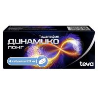 Динамико лонг 20мг таб.п/об.пл. №4 (TEVA PHARMACEUTICAL INDUSTRIES LTD.)