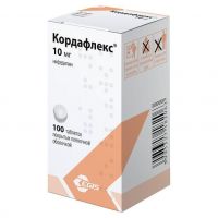 Кордафлекс 10мг таб.п/об. №100 (EGIS PHARMACEUTICALS PLC)