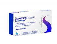 Саксенда 6мг/мл 3мл р-р д/ин.п/к. №5 картридж в шприц-ручке (NOVO NORDISK A/S)