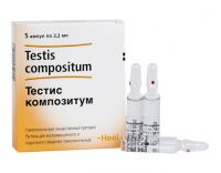 Тестис композитум 2.2мл р-р д/ин.в/м.,п/к.гомеоп. №5 амп. (BIOLOGISCHE HEILMITTEL HEEL GMBH)