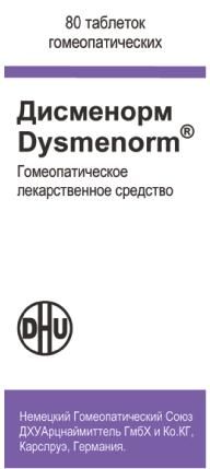 Дисменорм таб.д/рассас.гомеоп. №80 (DEUTSCHE HOMOOPATHIE-UNION DHU-ARZNEIMITTEL GMBH&CO. KG)