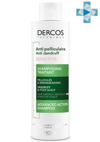 Виши деркос шампунь против перхоти 200мл д/чув.кожи 3394 (VICHY LABORATOIRES)