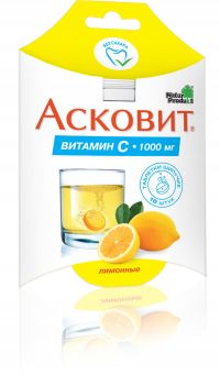 Асковит (витамин с 1000мг) 1г таб.шип. №10 лимон (NATUR PRODUKT EUROPE B.V./ NATUR PRODUKT PHARMA SP.ZO.O.)