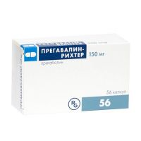 Прегабалин 150мг капс. №56 (GEDEON RICHTER PLC.)