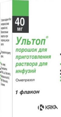 Ультоп 40мг лиоф.д/р-ра д/инф. №1 фл. (SOFARIMEX INDUSTRIA QUIMICA AND FARMACEUTICA/ KRKA D.D.)