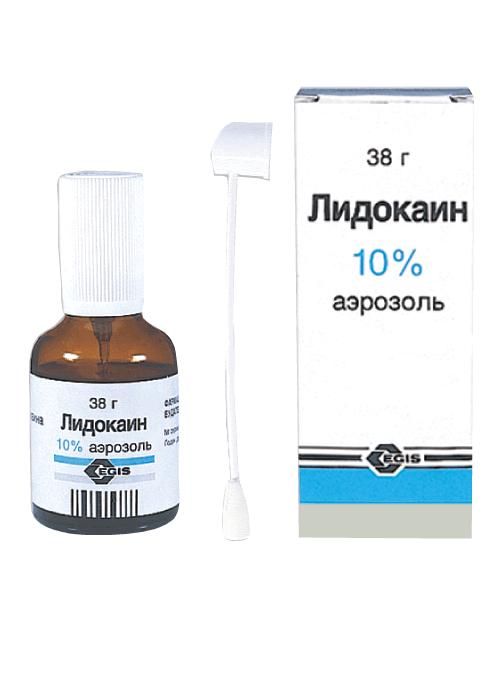 Лидокаин 4,6мг/доза 38г спрей д/пр.местн.доз. №1 фл.расп.