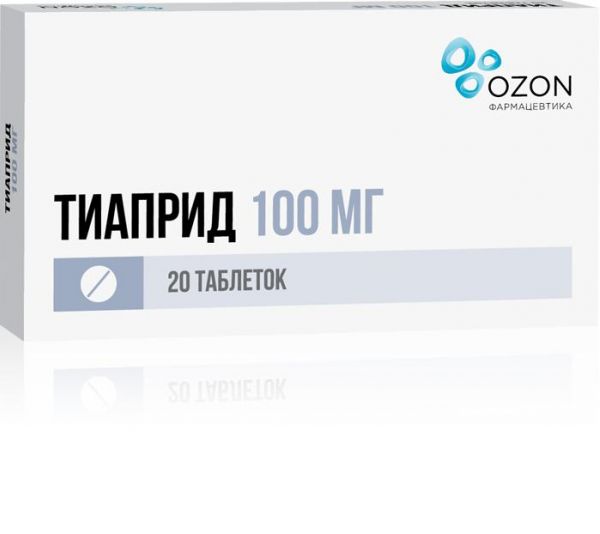 Тиаприд 100мг таб. №20